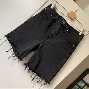 Madewell High-rise Mid-length Denim Shorts